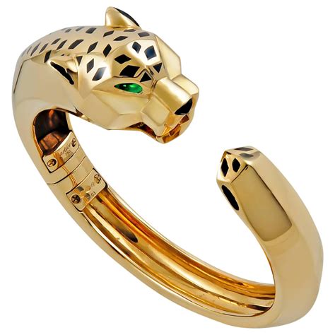 cartier bracelet panther|cartier panther bracelet vintage.